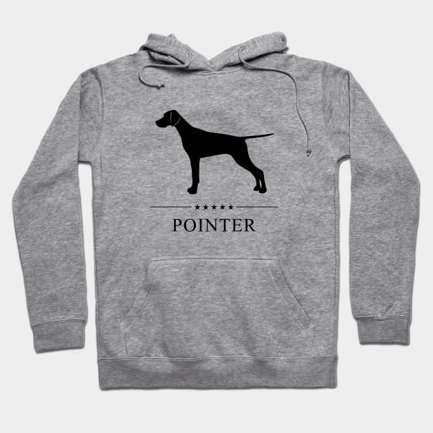 Pointer Black Silhouette Hoodie by millersye